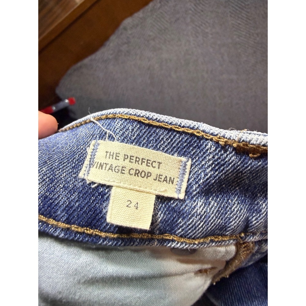 Madewell The Perfect Vintage Jean Womens 24 Light Blue High Rise Tapered Denim - Picture 5 of 8